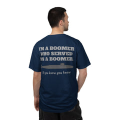 Poseidon Submarine "I'm a Boomer Who Served on a Boomer" T-shirt