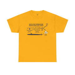 Nuclear Submarine Propulsion Diagram Tee | Science STEM Shirt