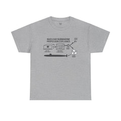 Nuclear Submarine Propulsion Diagram Tee | Science STEM Shirt