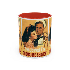He Joined The Submarine Service Tri-Panel Image Coffee Mug