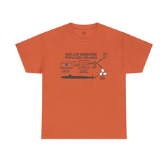 Nuclear Submarine Propulsion Diagram Tee | Science STEM Shirt