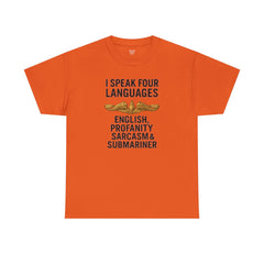 Funny United States Submarine Officer Multilingual T-Shirt