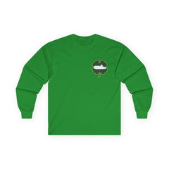 Luck of the Submariner Nautical Skull Long Sleeve Tee | St Patrick's Day
