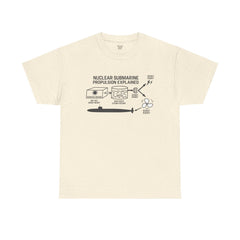 Nuclear Submarine Propulsion Diagram Tee | Science STEM Shirt