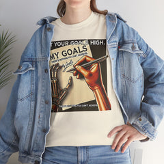 Amputee Motivational Goals  - Unisex Heavy Cotton Tee