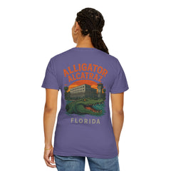 Alligator Alcatraz T-Shirt, Vintage Style Tee, Florida Souvenir Shirt, Unisex Graphic Top, Comfortable Casual Wear