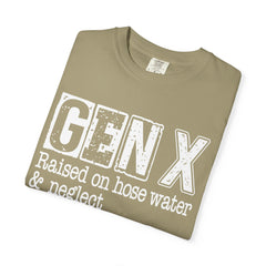 Raised on Hose Water and Neglect — Retro Graphic T-Shirt (Vintage Gift for Gen X)