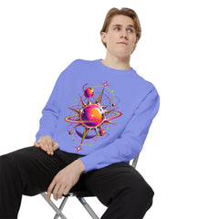 Cosmic Orbit Sweatshirt — Neon Planet Graphic Pullover
