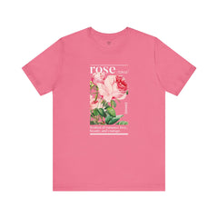 Rose Definition Unisex Tee - Symbol Of Romance, Love, Beauty And Courage