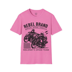 Rebel Brand Motorcycle Race Team Unisex Softstyle T-Shirt