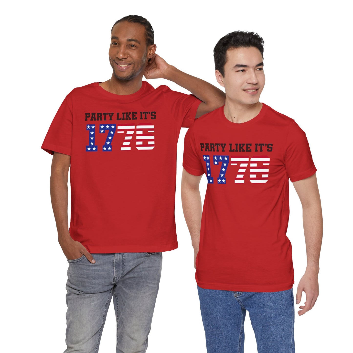 Party Like Its 1776, Graphic Unisex Jersey Short Sleeve Tee