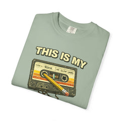 Mixtape Face T-Shirt — Retro Cassette Music Graphic Tee