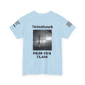 USN Periscope view, Submarine Launched Tomahawk Missile with Dolphins Unisex Jersey Short Sleeve Tee