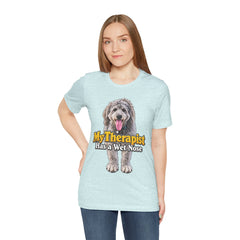 My Therapist Has A Wet Nose Personalized with your dog(s) image T-Shirt