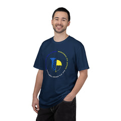 Blue French Horn & Yellow Umbrella T-Shirt — HIMYM Fan Tee