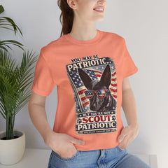 Personalized with your Dogs name and image Patriotic Dog T-Shirt