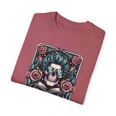 TAROT CARD WEED T Shirt, Vintage Style tee, Skeleton Reader Graphic Tee, Weed Lover, Smoke Cannabis tee, Relaxed Fit tee, Stoner Lifestyle