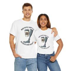 Amputee Coffee Humor - Unisex Heavy Cotton Tee