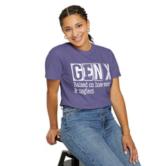 Raised on Hose Water and Neglect — Retro Graphic T-Shirt (Vintage Gift for Gen X)