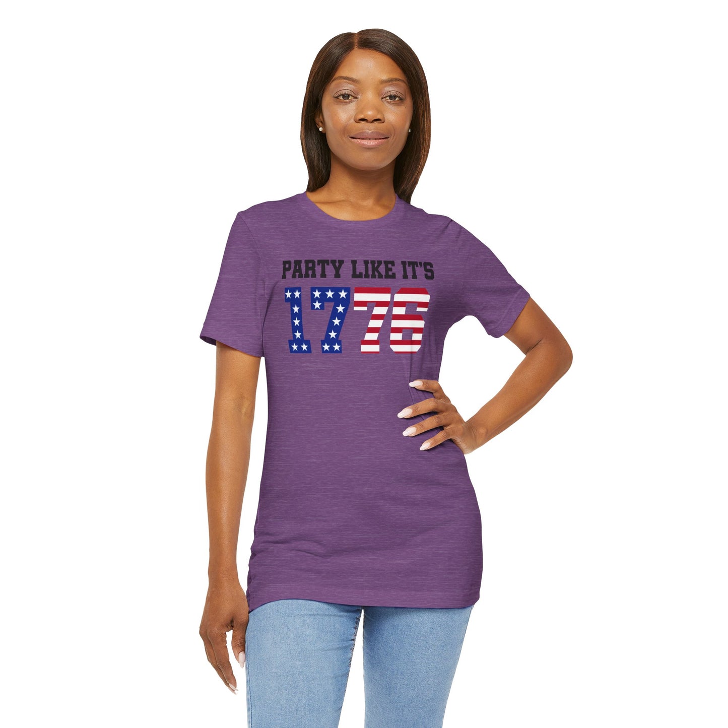 Party Like Its 1776, Graphic Unisex Jersey Short Sleeve Tee