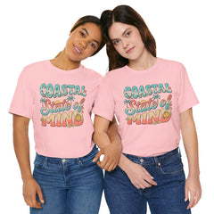Coastal State of Mind Tee — Retro Beach Graphic T-Shirt