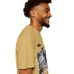 UFO Meets Cowboy Unisex Garment Shirt -Dyed  T Shirt