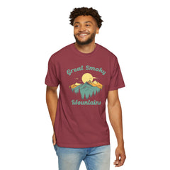 Great Smoky National Park National Park Graphic, Comfort Colors Soft Relaxed Fit Unisex Garment-Dyed T-shirt