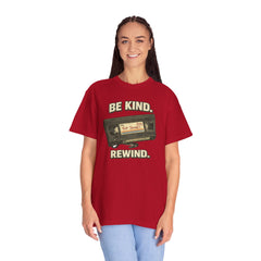 Be Kind Rewind Cassette T-Shirt — Retro 80s Vintage Tape Tee