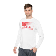RED Friday, Army Navy Air Force Marines, Patriotic, Remember Everyone Deployed, Support Our Troops, - Unisex Lightweight Long Sleeve Tee