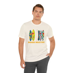 Surfboard Meeting Unisex Tee - Fun Beach Vibe for Summer Gatherings