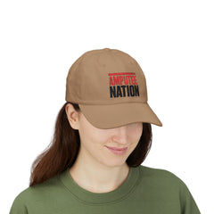 Amputee Nation Classic Dad Cap, Casual Hat for Support, Gift for Amputees, Awareness Cap, Adjustable Dad Hat