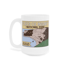 Cliffs of Insanity National Park Graphic Mug