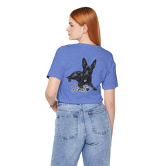 Dog Mom T-Shirt — Personalized Your Dog Image  Tee (Custom Name)