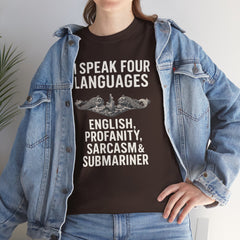 Funny United States Submarine Multilingual T-Shirt