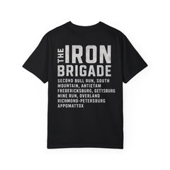Iron Brigade Civil War Battles Unisex Garment-Dyed T-Shirt - Vintage Military Graphic Tee