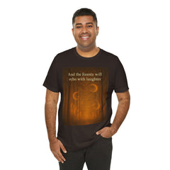 Forest Echoes Short Sleeve Tee - Get The Led Out, Zeppelin Inspirational Nature Design