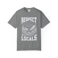Respect the Locals Whale T-Shirt — Marine Conservation Graphic
