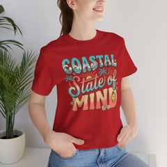 Coastal State of Mind Tee — Retro Beach Graphic T-Shirt