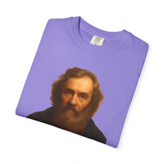 Historical Galileo Galilei Portrait Quote T‑Shirt — "I didn't mean to start drama. I just said the Earth moves."