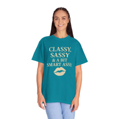 Classy Sassy T-shirt, Unisex Casual Top, Statement Tee, Gift for Her, Fashion Apparel, Birthday Humor Shirt