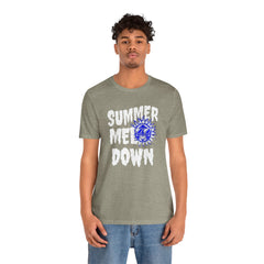 Summer Meltdown Graphic Tee — "Summer Melt Down" Sun Design