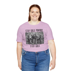 The Outsiders Shirt, Front and Back Images, Greasers Characters Shirt, Unisex Jersey Short Sleeve Tee