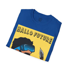 Hallo Future Pop Art Guy Unisex Softstyle T-Shirt