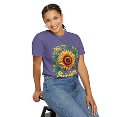 Sunflower 'You Are My Sunshine' Cannabis Graphic T-Shirt