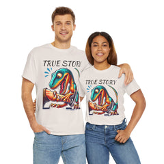 True Story Amputee Dinosaur Humor - Unisex Garment-Dyed T-shirt