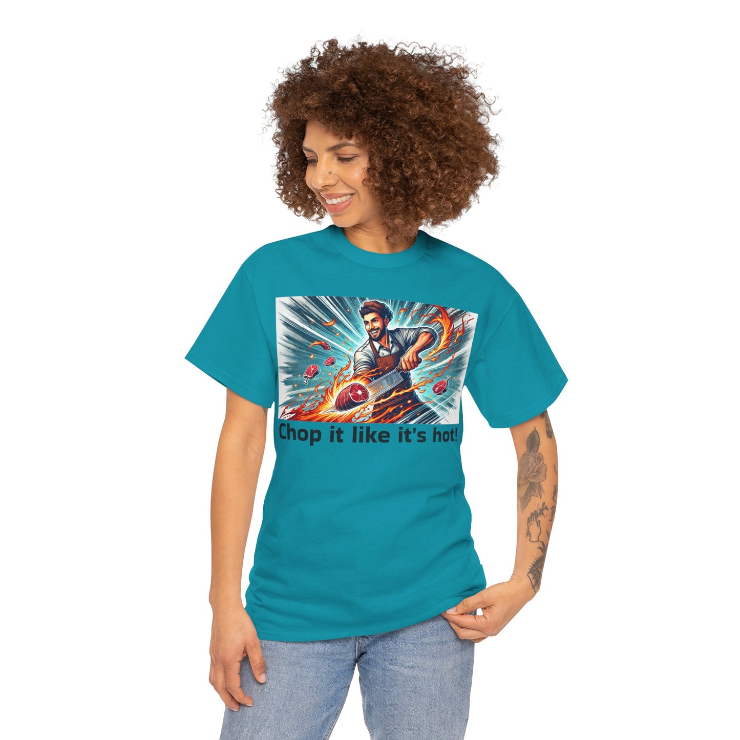 Butcher Chop it like it's hot! - Graphic Unisex Tee