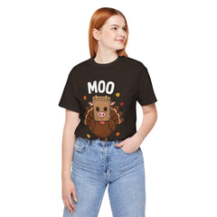 Funny Thanksgiving Turkey Moo T‑Shirt - Unisex Tee