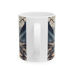Serene Ocean Beach Nature-Inspired Ceramic Mug - 11oz & 15oz Options