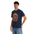 Flaming Fire Cyclops - Graphic Unisex Heavy Cotton Tee