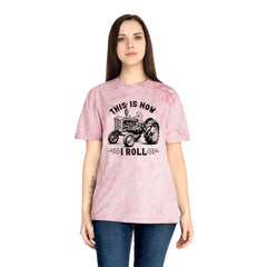 This Is How I Roll - Tractor Graphic Unisex Color Blast T-Shirt